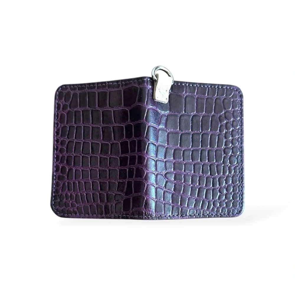 FREE PEOPLE Purple Leather Wallet